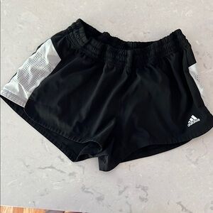 Adidas Black and White Athletic Shorts